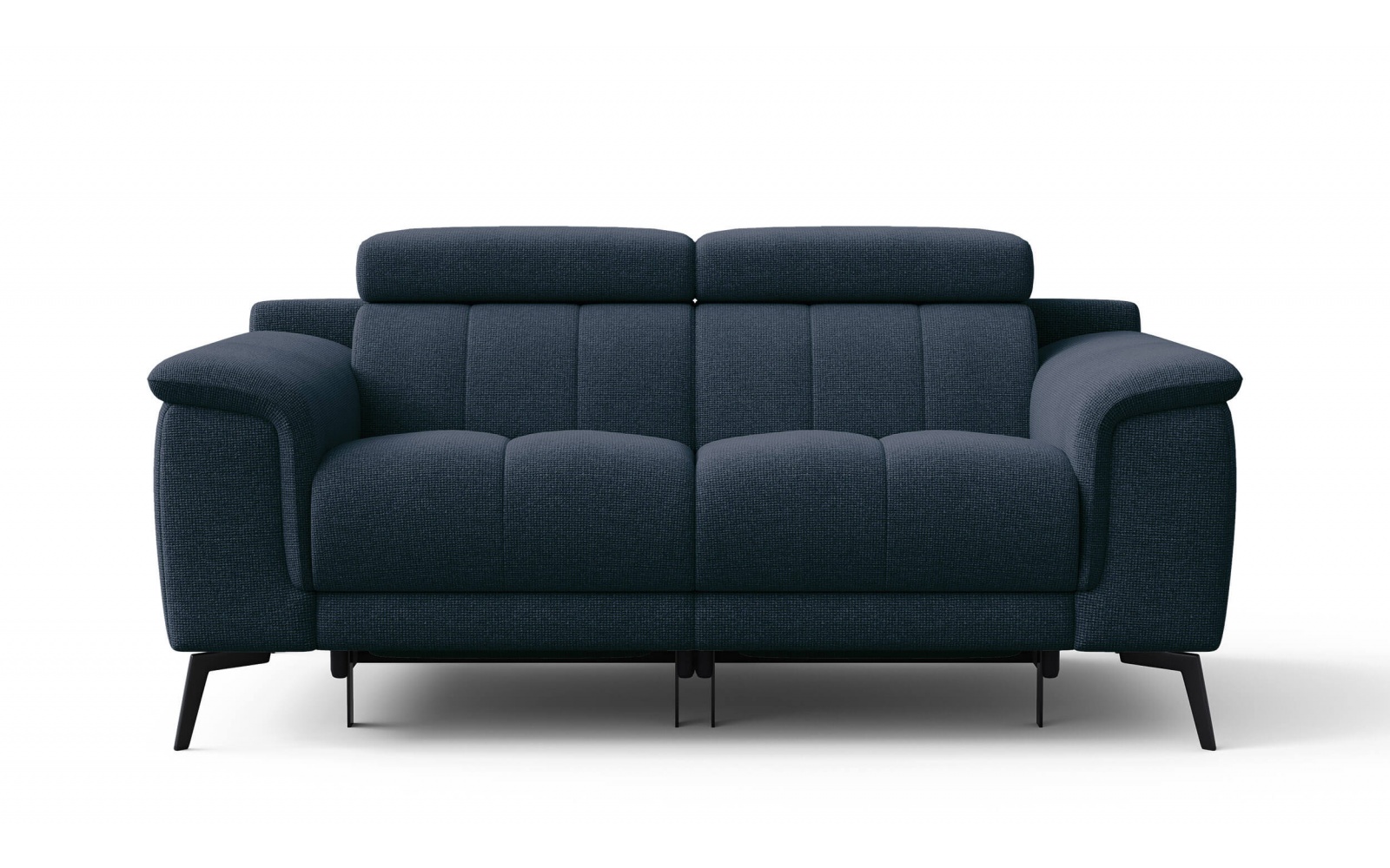 2-Sitzer Relaxsofa mit zwei Relaxfunktionen FIERO FARBE Marineblau (Arano 12)
