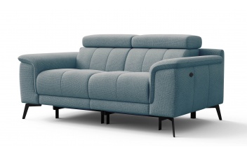 2-Sitzer Relaxsofa mit zwei Relaxfunktionen FIERO FARBE Mintgrün (Arano 14)