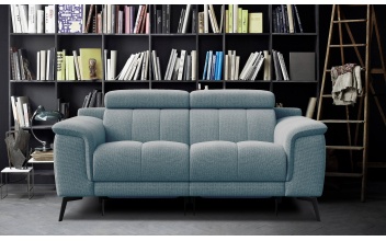 2-Sitzer Relaxsofa mit zwei Relaxfunktionen FIERO FARBE Mintgrün (Arano 14)