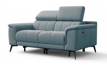 2-Sitzer Relaxsofa mit zwei Relaxfunktionen FIERO FARBE Mintgrün (Arano 14)