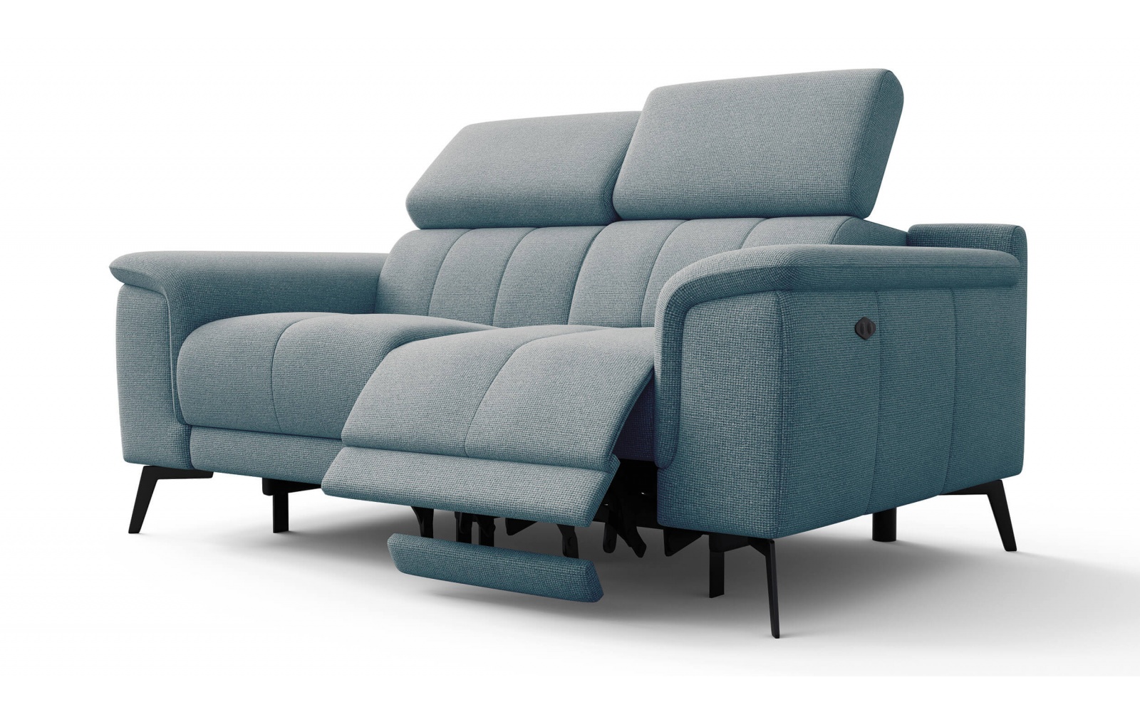 2-Sitzer Relaxsofa mit zwei Relaxfunktionen FIERO FARBE Mintgrün (Arano 14)