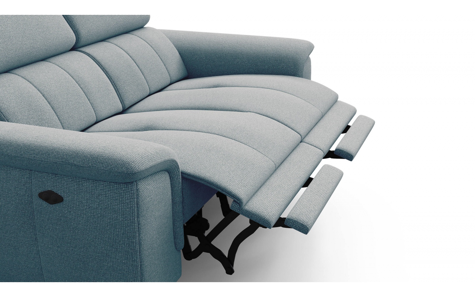 2-Sitzer Relaxsofa mit zwei Relaxfunktionen FIERO FARBE Mintgrün (Arano 14)