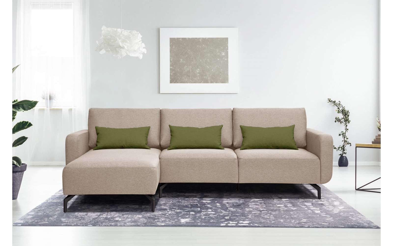 Ecksofa links 3-Sitzer DANNY