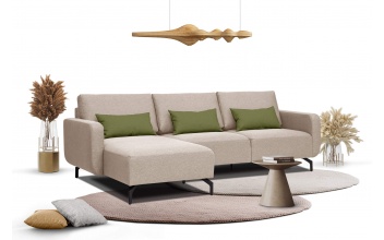 Ecksofa links 3-Sitzer DANNY