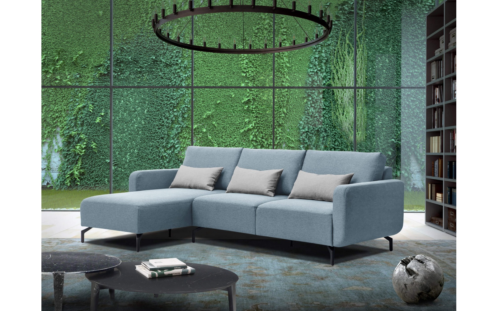 Ecksofa links 3-Sitzer DANNY