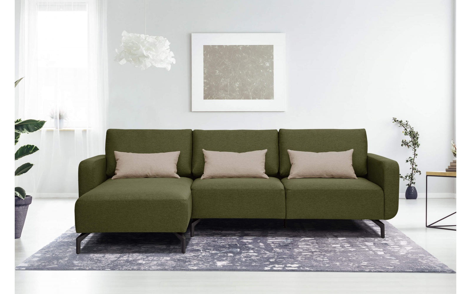 Ecksofa links 3-Sitzer DANNY