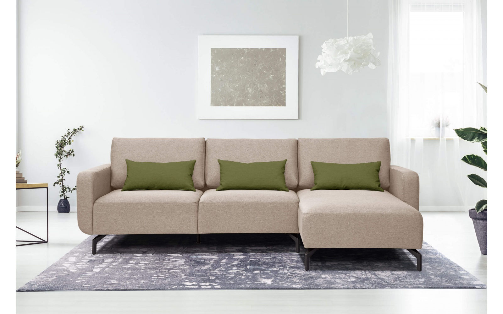 Ecksofa rechts 3-Sitzer DANNY