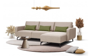 Ecksofa rechts 3-Sitzer DANNY