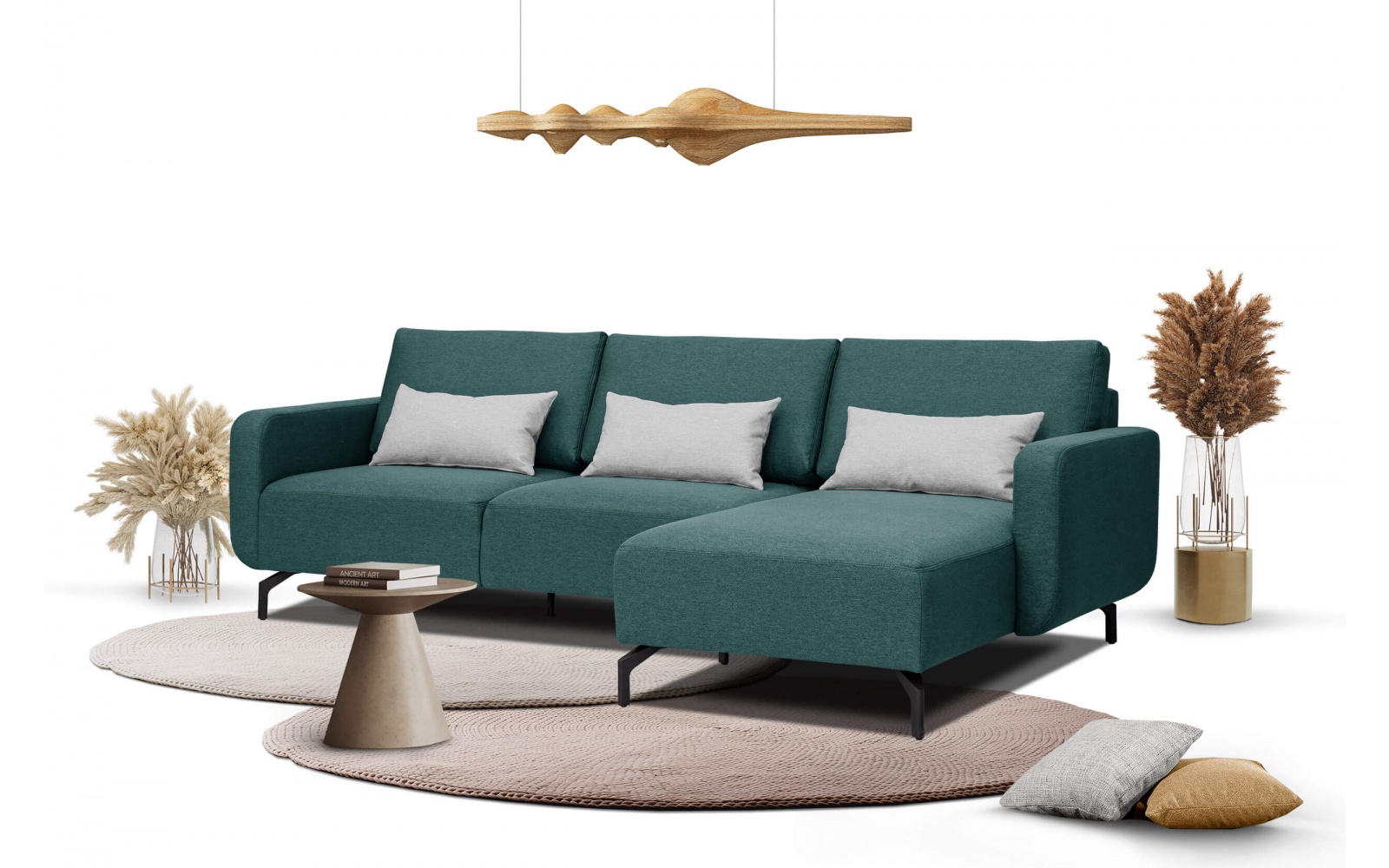 Ecksofa rechts 3-Sitzer DANNY