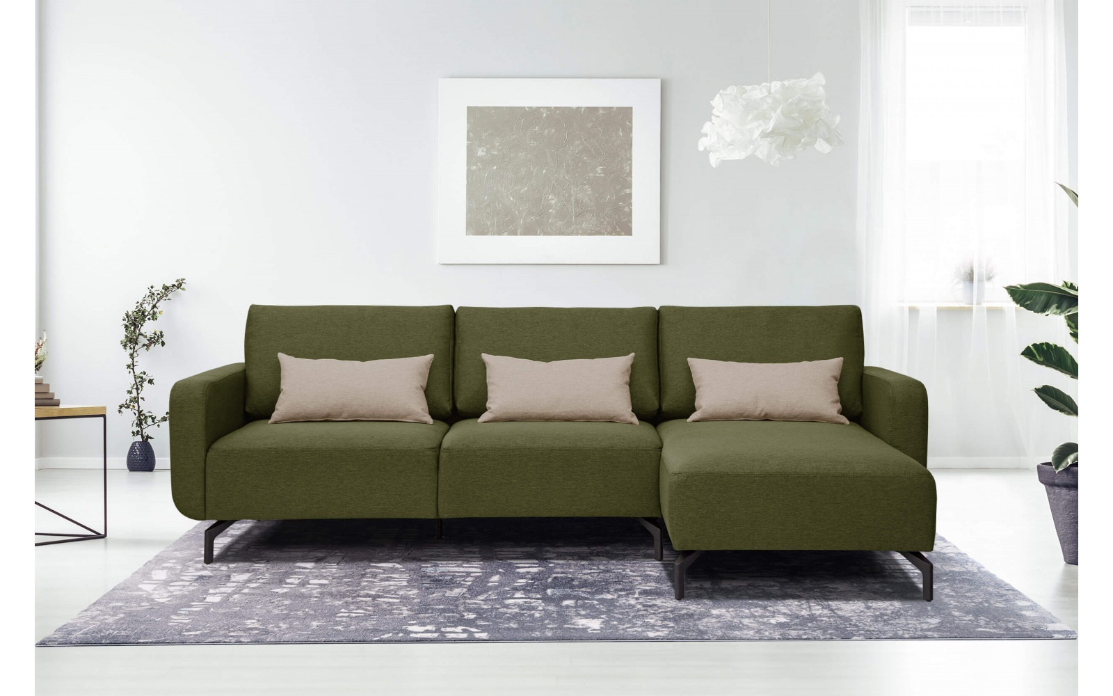 Ecksofa rechts 3-Sitzer DANNY