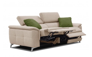 3-Sitzer Relaxsofa mit zwei Relaxfunktionen PLAUEN