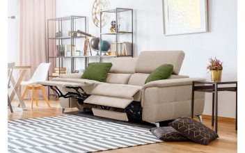 3-Sitzer Relaxsofa mit zwei Relaxfunktionen PLAUEN