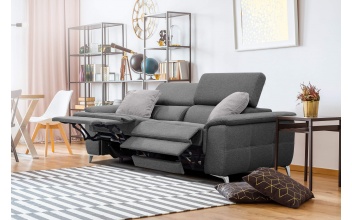 3-Sitzer Relaxsofa mit zwei Relaxfunktionen PLAUEN