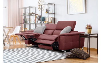 3-Sitzer Relaxsofa mit zwei Relaxfunktionen PLAUEN