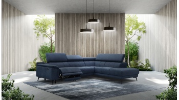 Ecksofa rechts mit Relaxfunktion 5-Sitzer FIERO