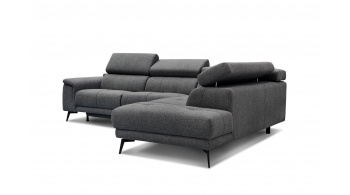 Ecksofa rechts mit Relaxfunktion 5-Sitzer FIERO