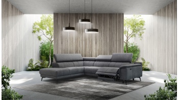 Ecksofa links mit Relaxfunktion 5-Sitzer FIERO