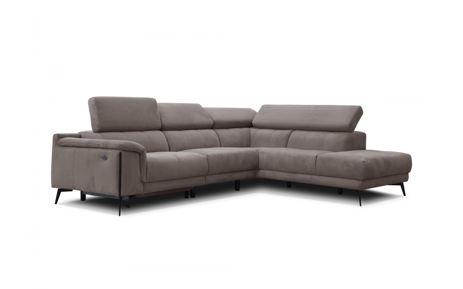 Ecksofa rechts mit Relaxfunktion 5-Sitzer MATERA