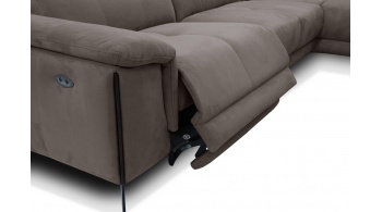 Ecksofa rechts mit Relaxfunktion 5-Sitzer MATERA