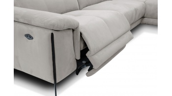 Ecksofa rechts mit Relaxfunktion 5-Sitzer MATERA