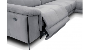 Ecksofa rechts mit Relaxfunktion 5-Sitzer MATERA