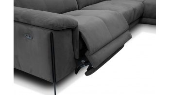 Ecksofa rechts mit Relaxfunktion 5-Sitzer MATERA