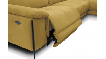 Ecksofa rechts mit Relaxfunktion 5-Sitzer MATERA