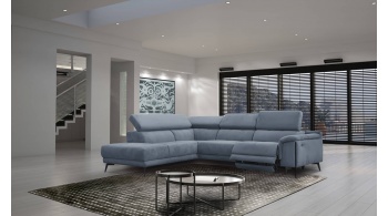 Ecksofa links mit Relaxfunktion 5-Sitzer MATERA