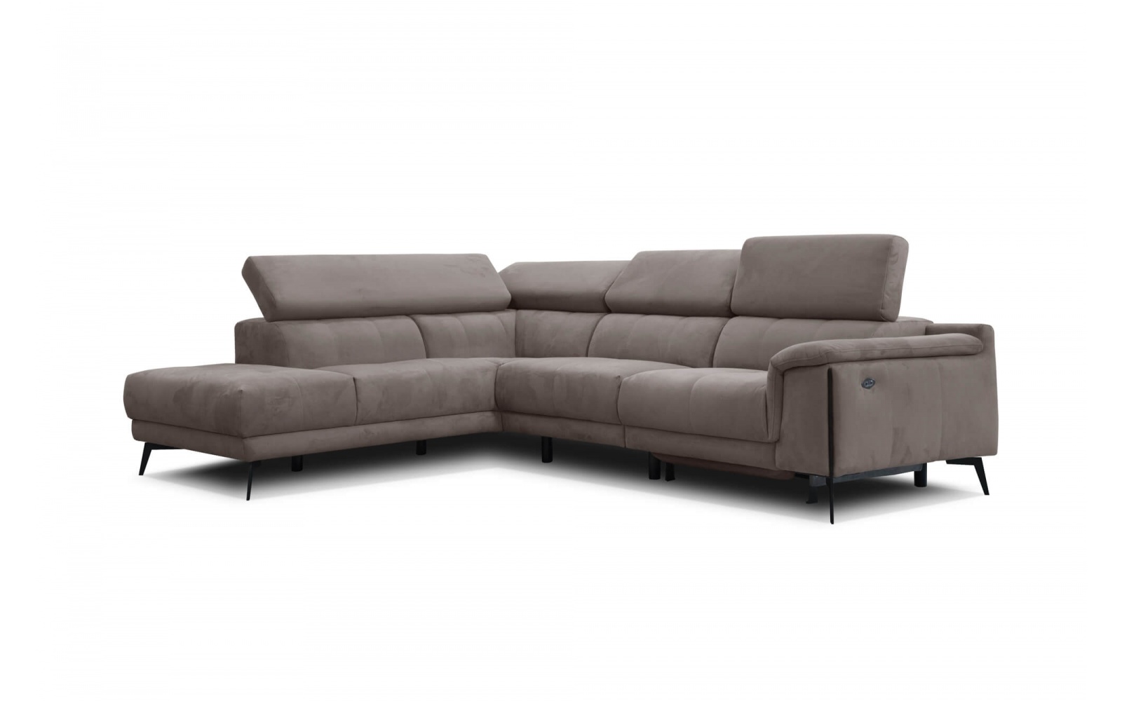 Ecksofa links mit Relaxfunktion 5-Sitzer MATERA