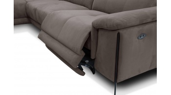 Ecksofa links mit Relaxfunktion 5-Sitzer MATERA