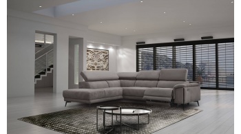 Ecksofa links mit Relaxfunktion 5-Sitzer MATERA