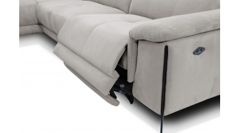 Ecksofa links mit Relaxfunktion 5-Sitzer MATERA