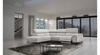 Ecksofa links mit Relaxfunktion 5-Sitzer MATERA