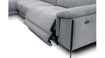 Ecksofa links mit Relaxfunktion 5-Sitzer MATERA