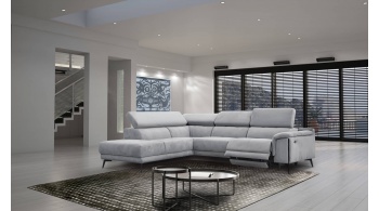 Ecksofa links mit Relaxfunktion 5-Sitzer MATERA