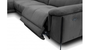 Ecksofa links mit Relaxfunktion 5-Sitzer MATERA