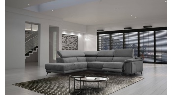 Ecksofa links mit Relaxfunktion 5-Sitzer MATERA