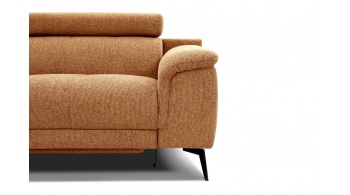 3-Sitzer Sofa mit Relaxfunktion auf der rechten Seite FIERO Gelb Honig (Arano 07)