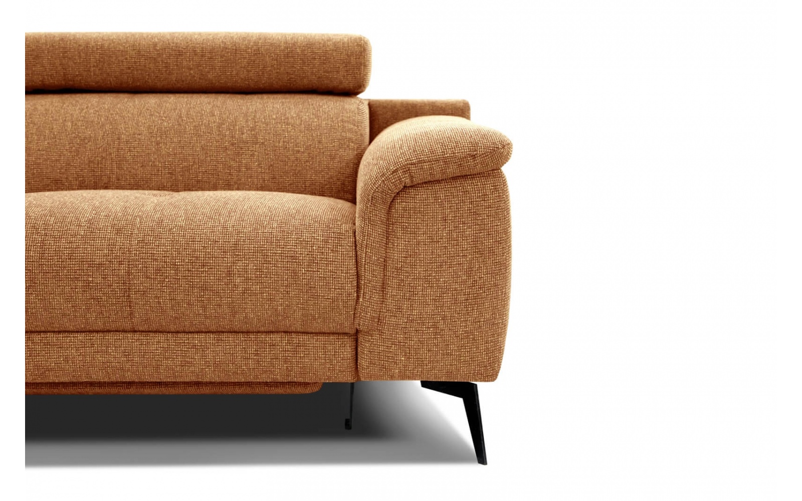 3-Sitzer Sofa mit Relaxfunktion auf der rechten Seite FIERO Gelb Honig (Arano 07)