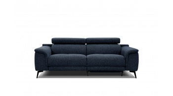 3-Sitzer Sofa mit Relaxfunktion auf der rechten Seite FIERO Dunkelblau (Arano 12)