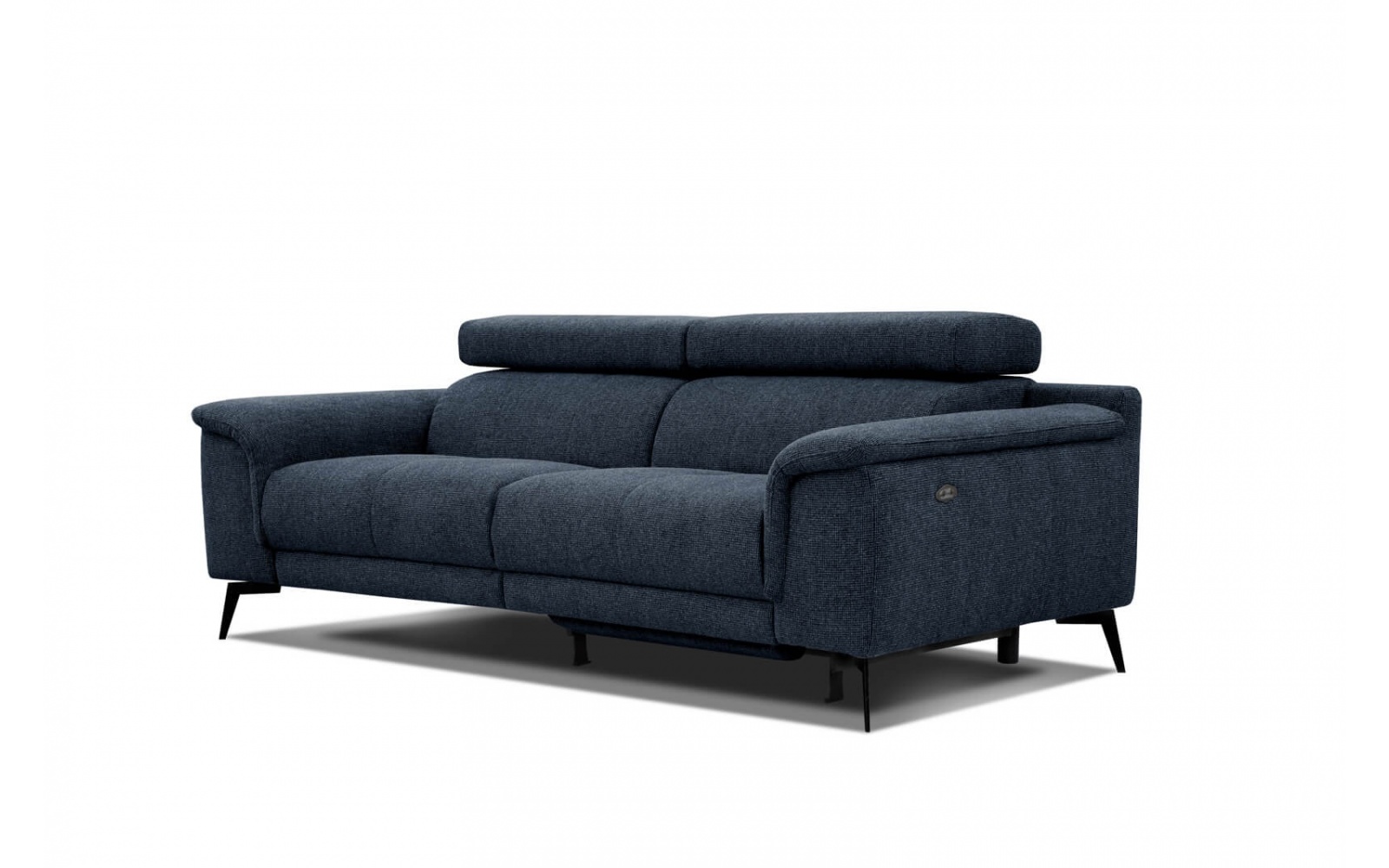 3-Sitzer Sofa mit Relaxfunktion auf der rechten Seite FIERO Dunkelblau (Arano 12)