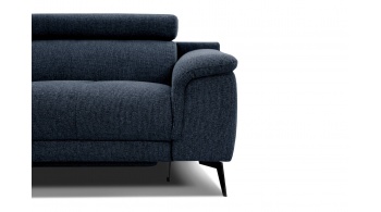 3-Sitzer Sofa mit Relaxfunktion auf der rechten Seite FIERO Dunkelblau (Arano 12)