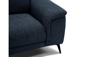 3-Sitzer Sofa mit Relaxfunktion auf der rechten Seite FIERO Dunkelblau (Arano 12)