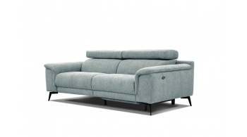 3-Sitzer Sofa mit Relaxfunktion auf der rechten Seite FIERO Türkis (Arano 14)