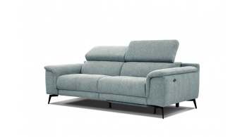 3-Sitzer Sofa mit Relaxfunktion auf der rechten Seite FIERO Türkis (Arano 14)