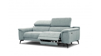 3-Sitzer Sofa mit Relaxfunktion auf der rechten Seite FIERO Türkis (Arano 14)