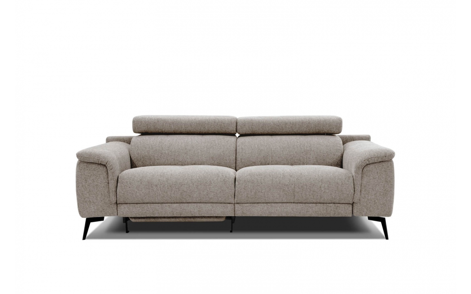 3-Sitzer Sofa mit Relaxfunktion auf der linken Seite FIERO Taupe (Arano 06)