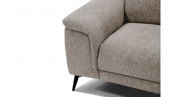 3-Sitzer Sofa mit Relaxfunktion auf der linken Seite FIERO Taupe (Arano 06)