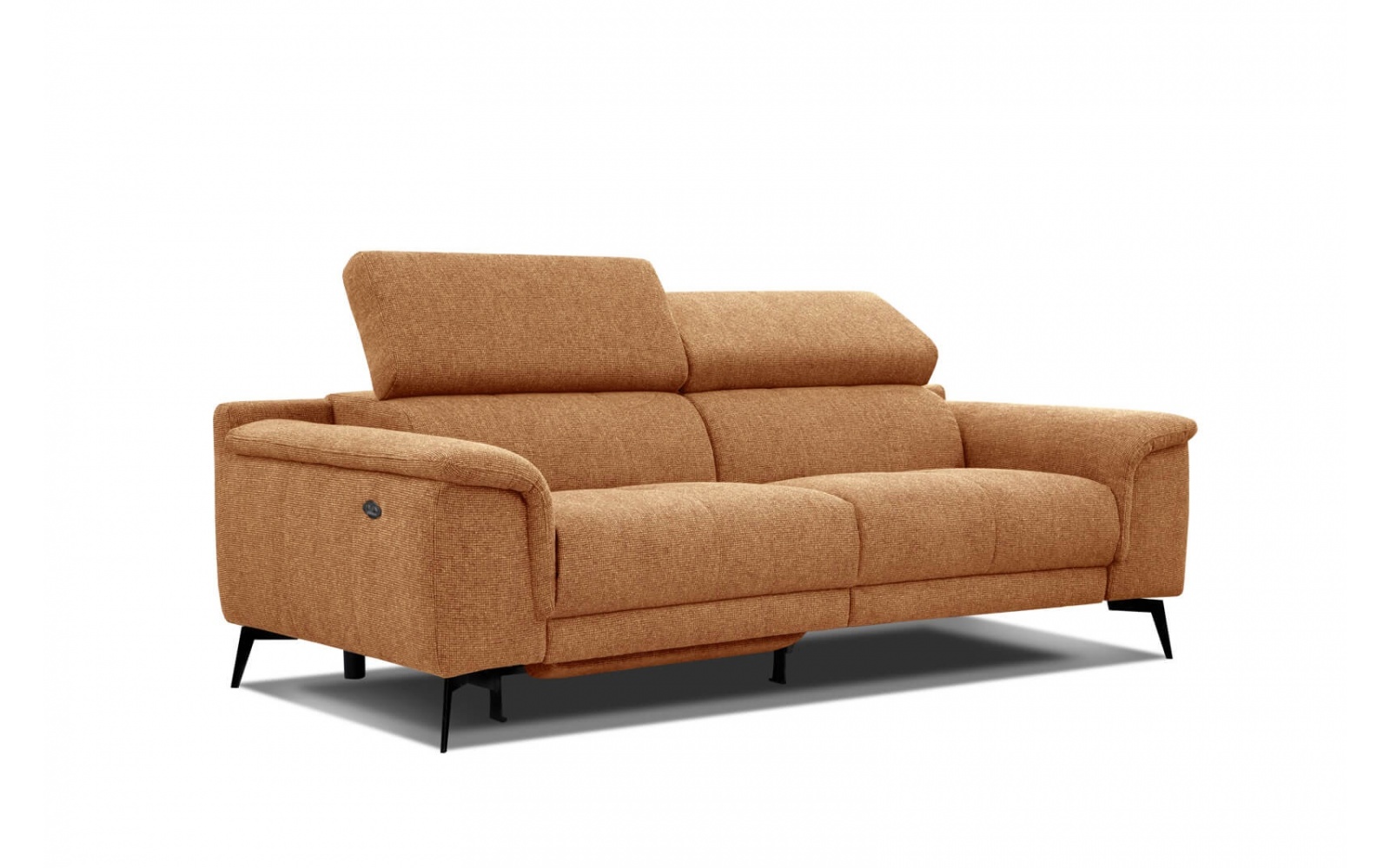 3-Sitzer Sofa mit Relaxfunktion auf der linken Seite FIERO Gelb Honig (Arano 07)