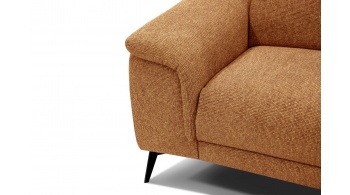 3-Sitzer Sofa mit Relaxfunktion auf der linken Seite FIERO Gelb Honig (Arano 07)